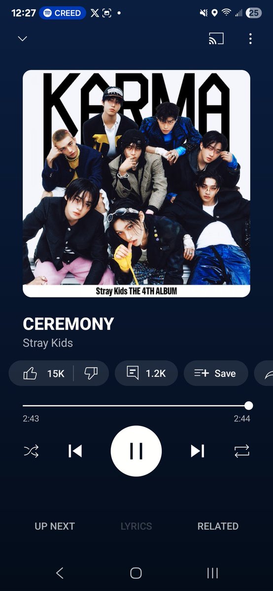 EllenBryantx's tweet photo. #StrayKids #스트레이키즈 #KARMA #CEREMONY #CEREMONY_BurningTime https://t.co/lIUoJIzPc3
