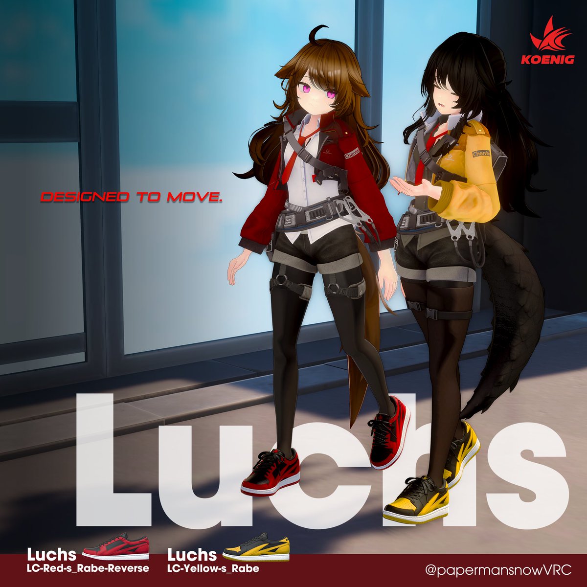 C621さんの新たなスニーカー、Luchsの紹介画像に載させていただきました！

メイン使用のトラスとデルタフレア、そしてサブ使用でリーサルフリートを載せて頂きました！

ありがとうございます！

#トラスとウェッジ #DELTAFLAIR #LETHALFREET