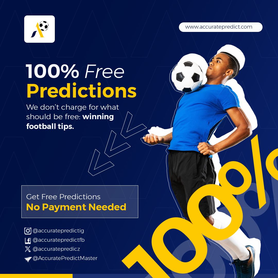 AfricaFactsZone's tweet photo. AccuratePredict: The best free football prediction site with unique features like bet code conversion!
Completely free. Visit https://t.co/LBB8XUxQ5s
#FreeBetCodeConversion https://t.co/flmQZGRslu