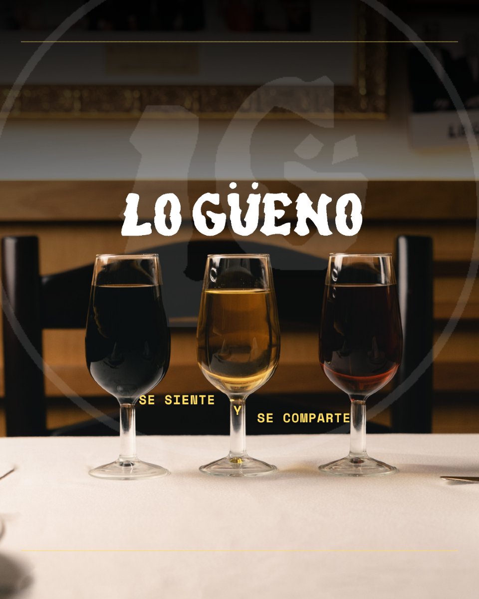 ✨ En Restaurante Lo Güeno todo se disfruta distinto: aquí cada sabor se siente, y cada momento se comparte. 🥂🍴 #LoGüeno