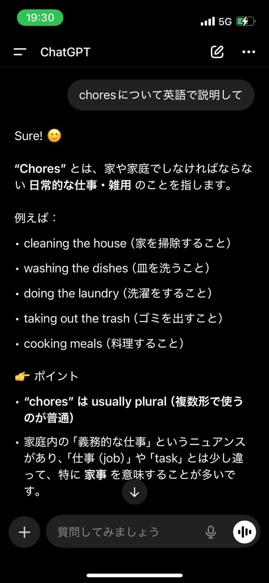 私の説明が悪かったのかな…
全然英語で説明してくれてない…
