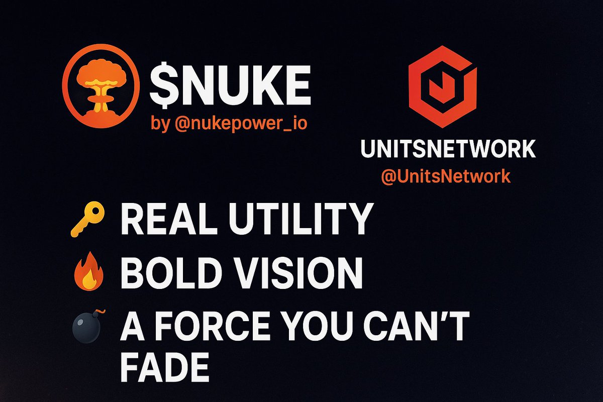Md Billal Hossain (@mdbillal017) on Twitter photo $NUKE is building the backbone for the future of modular blockchain innovation → fun.units.network 📷 Bold 🔥: 0.075em; width: 1.2em;"> A force you can’t ignoreby@nukepower_iois redefining DeFi with powerful deflationary mechanics. ⚡<a href="/UnitsNetwork/">Units.Network</a> $NUKE is building the backbone for the future of modular blockchain innovation → fun.units.network 📷 Bold 🔥: 0.075em; width: 1.2em;"> A force you can’t ignoreby@nukepower_iois redefining DeFi with powerful deflationary mechanics. ⚡<a href="/UnitsNetwork/">Units.Network</a>