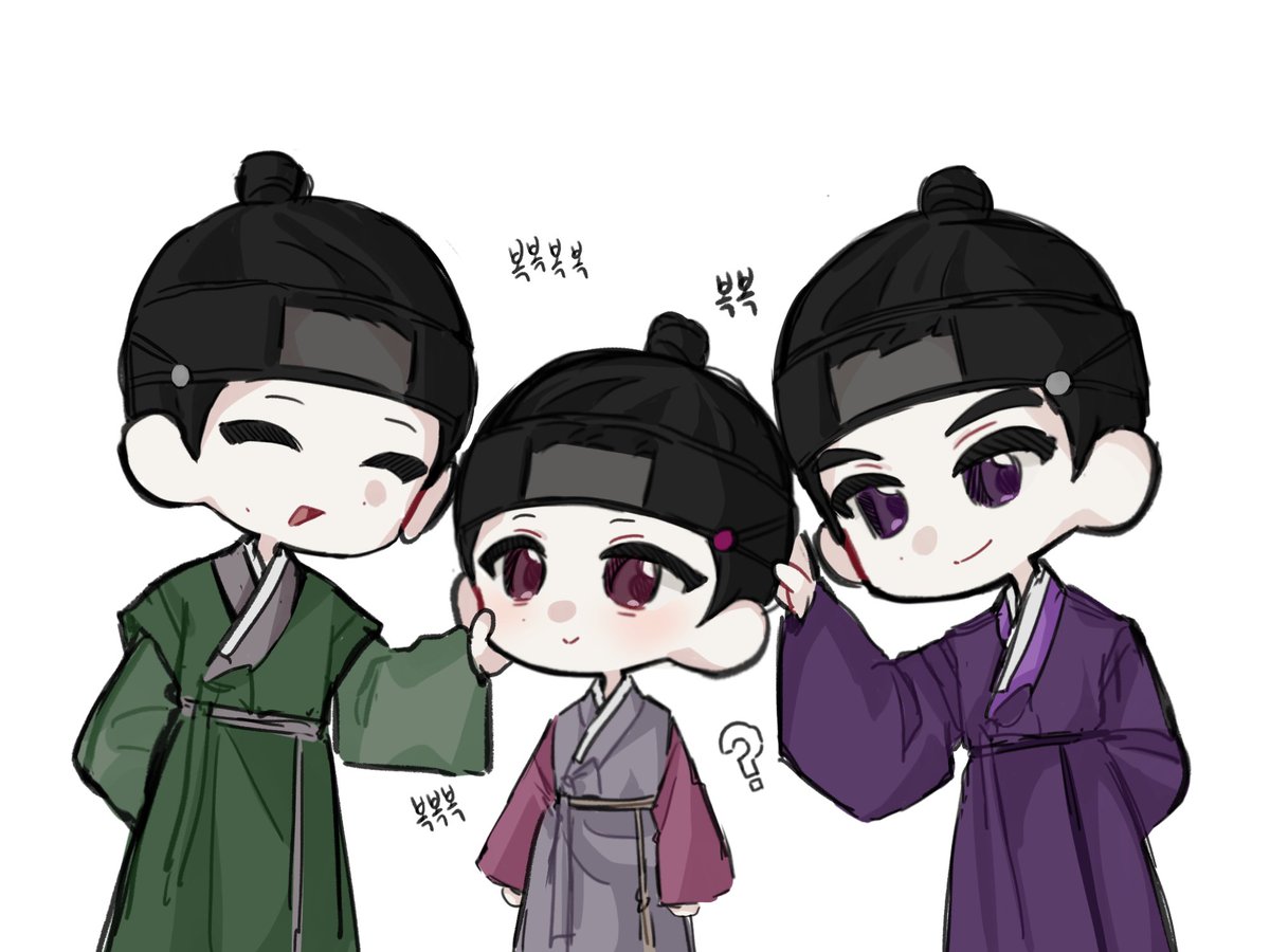 진명이 이유없이 복복복하기...
윤이도 그리려다가 자리가 없어서 못그렸어요
그냥 초랑 어디 갔다고 하죠 뭐...... ㅈㅅ