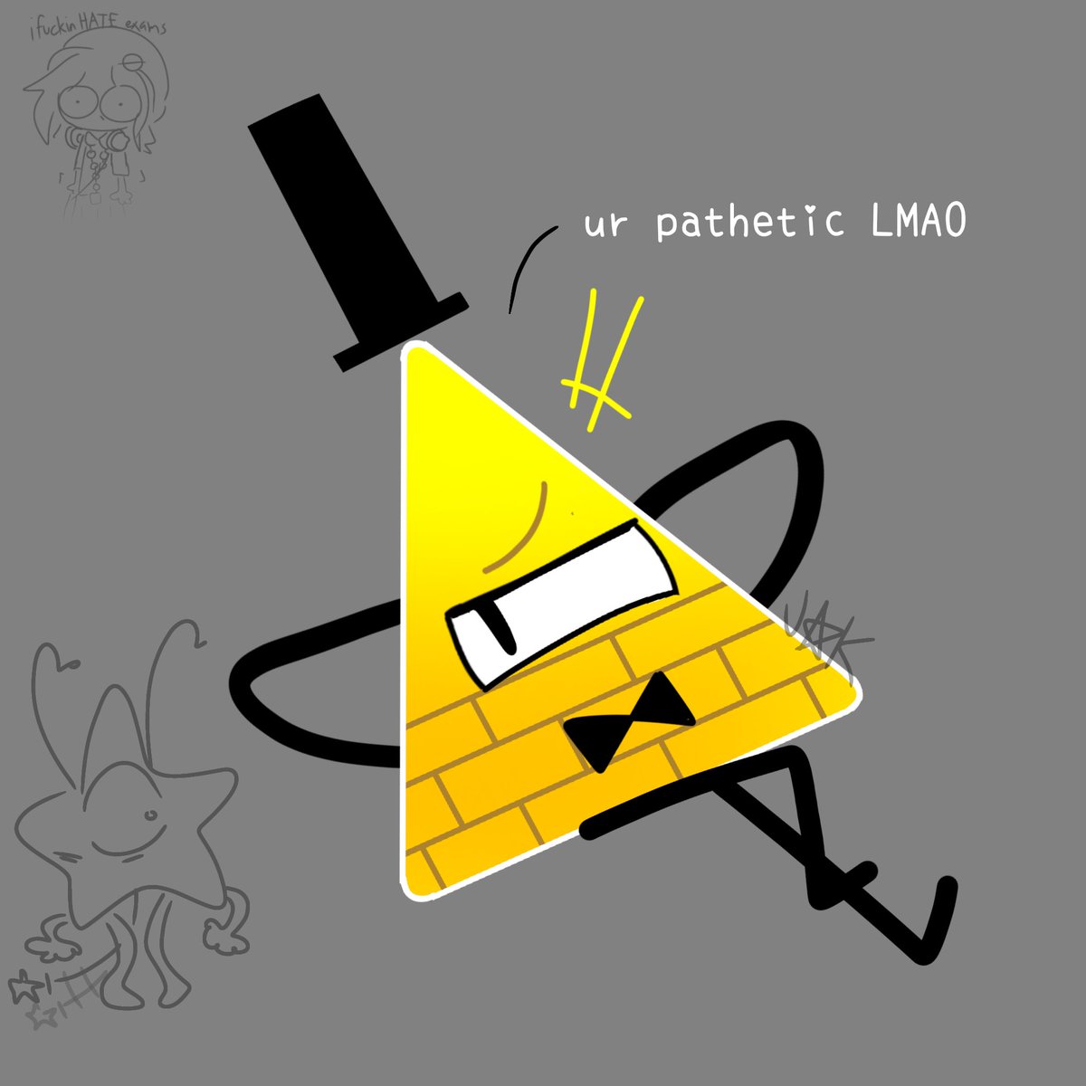 kadenniee's tweet photo. just got out of school this took me 24 minutes runs away

#gravityfalls #billcipher #billcipherart https://t.co/XtlUbeOxre