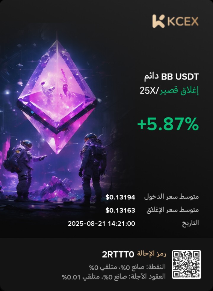 أطلقت KCEX ميزة "K-Line المشابه"!
يدعم BTC/ETH على فترات 1سا، 4سا، 8سا و1ي. قارن التاريخ لاكتشاف أنماط مشابهة وفرص جديدة.
سجّل الآن باستخدام الرمز 2RTTT0، وانضم إلى KCEX، وجرب الأداة الجديدة مع رسوم منخفضة ومكافآت.
kcex.com/register?invit…