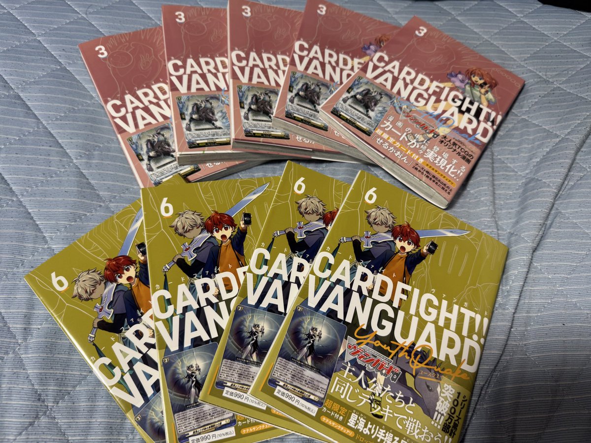 今更ながら全巻揃えてみた
ヴァンガードの漫画は全部目を通してきたけど、なんだかんだでこれが一番リアルに近くて好きかも