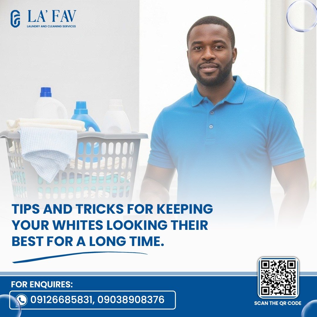 lafav_laundry's tweet image. ✨ Keep your whites *white* ✨
No dulling, no fading — just fresh, crisp and spotless for longer. 🧺💨
Trust La Fav to keep your whites looking their best. 🤍

#LaundryTips #StayFresh #CleanAndBright #LaFavServices #OAU