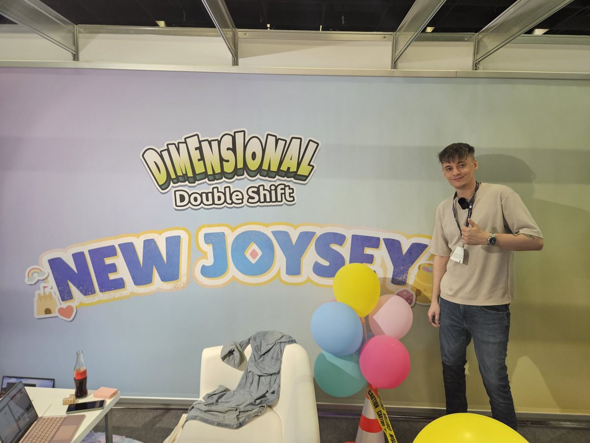 CadetGrumpyDuck's tweet image. Great to catch up with @OwlchemyLabs and try Dimensional Double Shifts new demo for New Joysey 😍 always fun to cause chaos on this game! 🤣🔥
@MetaQuestVR