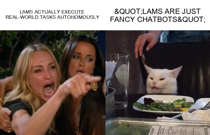 "LAMs are fancy chatbots"  nah fam, that's old thinking 🤔

LAMs actually execute real world tasks autonomously from managing workflows to triggering system updates 🚀 #LAM @getactionmodel