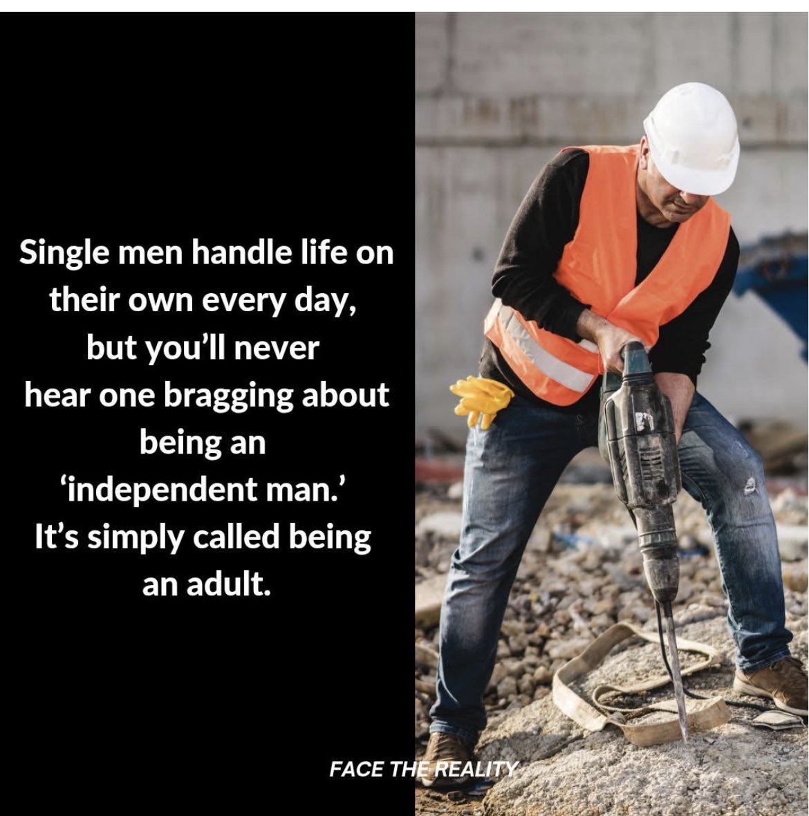 You’ll never hear MAN saying, “I’m an independent man.” Why?

On the other hand, some women feel the need to loudly claim “I’m an independent woman.” But here’s the real question, why? 

If independence is truly who you are, do you really need to announce it?
