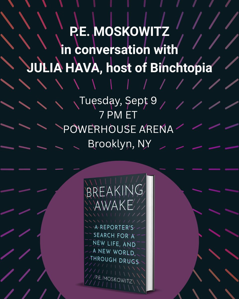 I'll be in conversation with <a href="/binchcity/">julia hava</a> on September 9th. $5 tix. Would love to see you there. Yay.

powerhousearena.com/events/book-la…