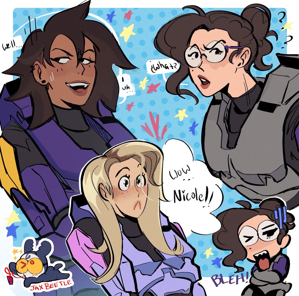 I draw Halo girls | Guard Duty