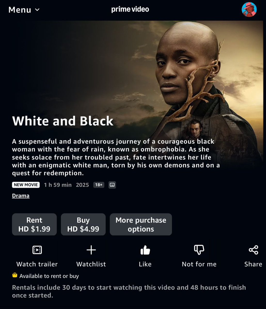Why should it be called “love”, when it breaks out heart? 

WHITE AND BLACK MOVIE now available on Prime Video 

LINK IN BIO.
 
#whiteandblackmovie #bukunmioluwasina
#MadeForTheLivingDedicatedToTheDead 🫀⚰️☔️