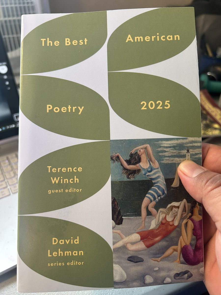 JoseHernandezDz's tweet photo. Abigail Dembo in Best American Poetry 2025 https://t.co/wbp3iKIuhk