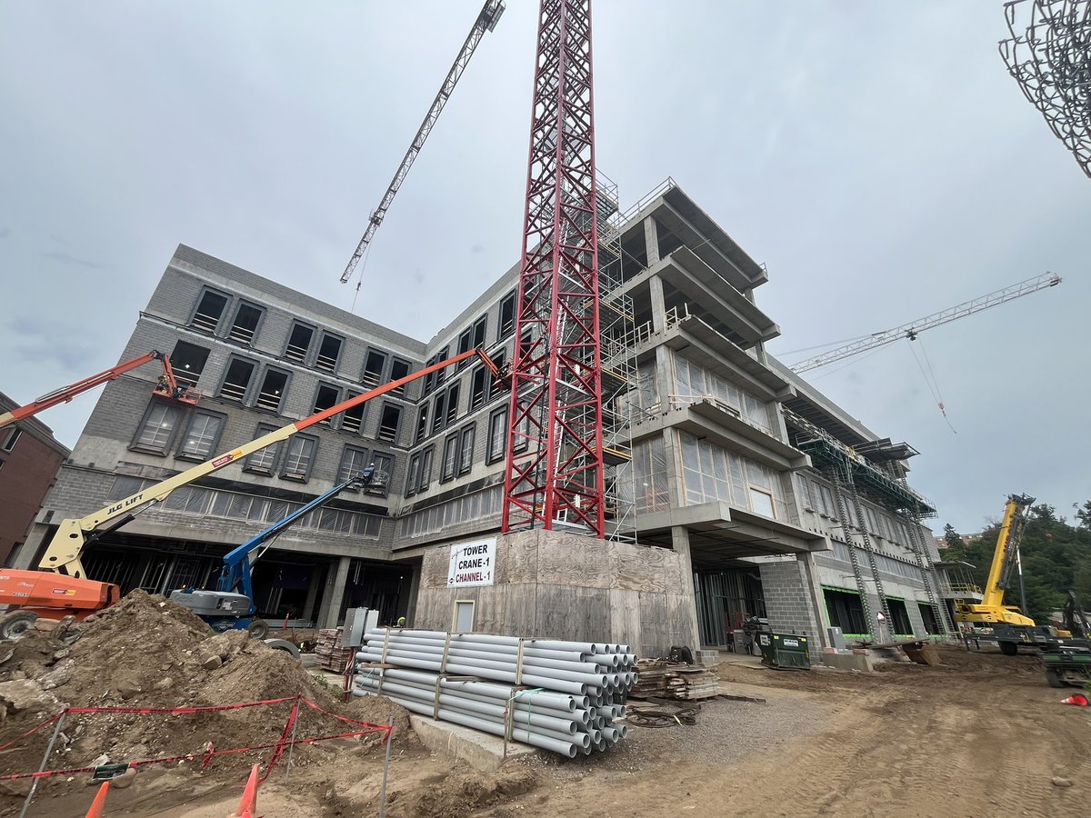 UW-Eau Claire Women’s Basketball (@uwecwbb) on Twitter photo The $340 million Riverside Science and Health Sciences building is making amazing progress!
This project will elevate <a href="/UWEauClaire/">UW-Eau Claire</a>’s already great academic programs! The $340 million Riverside Science and Health Sciences building is making amazing progress!
This project will elevate <a href="/UWEauClaire/">UW-Eau Claire</a>’s already great academic programs!