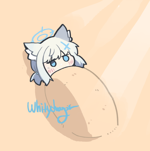 砂狼シロコ(ブルアカ) 「#BlueArchive」|Whitydragonのイラスト