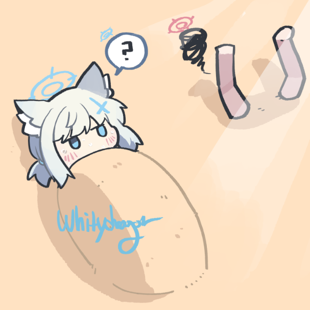 砂狼シロコ(ブルアカ) 「#BlueArchive」|Whitydragonのイラスト