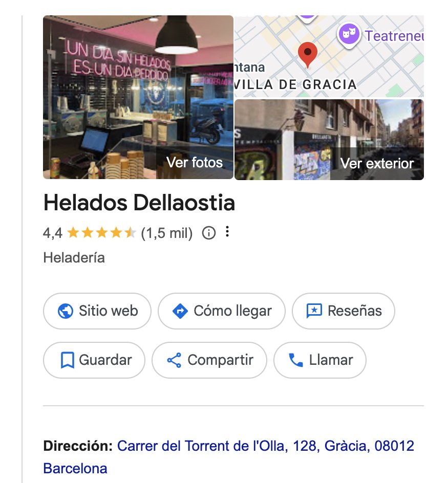 Saúl Fernández (@tocisornottocis) on Twitter photo Entrad en este link: acortar.link/NHhoma
Os llevará directamente a las reseñas de la heladería DELLAOSTIA. Metedle las 5 estrellas y dejad una reseña. Vamos a ponerla entre todos en 10.000 reseñas y en un 5 de 5, contra este banda de hijos de puta como <a href="/antoniobanos_/">Antonio Baños</a>. Entrad en este link: acortar.link/NHhoma
Os llevará directamente a las reseñas de la heladería DELLAOSTIA. Metedle las 5 estrellas y dejad una reseña. Vamos a ponerla entre todos en 10.000 reseñas y en un 5 de 5, contra este banda de hijos de puta como <a href="/antoniobanos_/">Antonio Baños</a>.