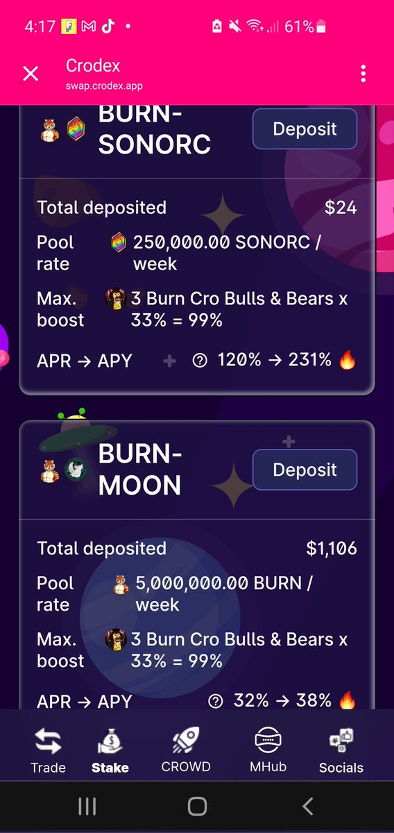 Burnie T Cronos (@burn_t_cronos) on Twitter photo Please re-post
I totally agree with you. We are supporting the smaller DEX'S before <a href="/VVS_finance/">VVS-Finance</a>
We are building LP farms on <a href="/crodexapp/">Crodex | AMM / DeFi / NFT Ecosystem on Cronos</a> and <a href="/BoredCandyCity/">Bored Candy City: Mobile Web3 Play2Earn Games</a>
We are even bringing $MOON π and $SONORC to both DEX'S starting with <a href="/crodexapp/">Crodex | AMM / DeFi / NFT Ecosystem on Cronos</a> once we achieve $3,000 LP we will Please re-post
I totally agree with you. We are supporting the smaller DEX'S before <a href="/VVS_finance/">VVS-Finance</a>
We are building LP farms on <a href="/crodexapp/">Crodex | AMM / DeFi / NFT Ecosystem on Cronos</a> and <a href="/BoredCandyCity/">Bored Candy City: Mobile Web3 Play2Earn Games</a>
We are even bringing $MOON π and $SONORC to both DEX'S starting with <a href="/crodexapp/">Crodex | AMM / DeFi / NFT Ecosystem on Cronos</a> once we achieve $3,000 LP we will