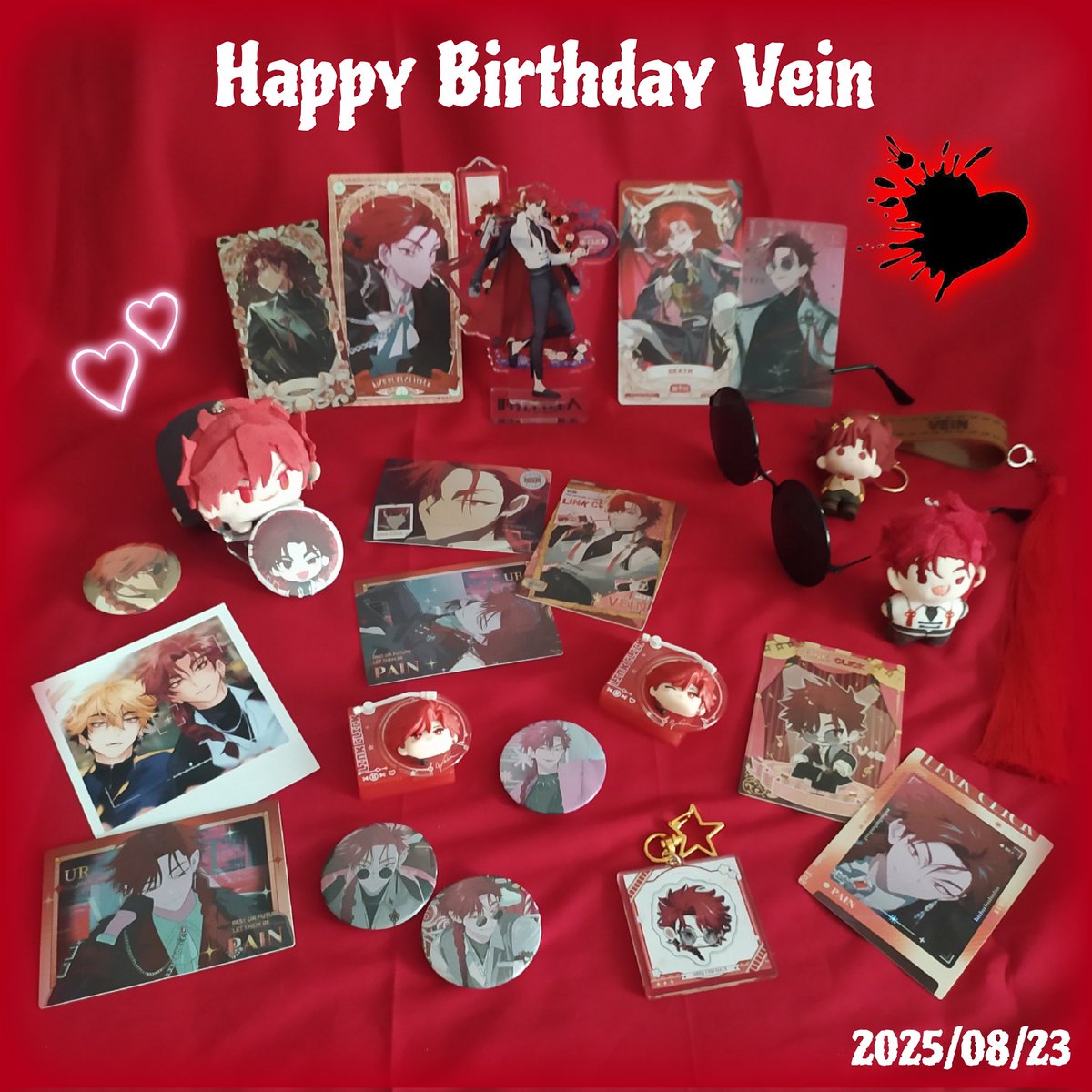 GurenAkai's tweet photo. Happy Happy Birthday to the best Laoban~ Vein 🎉🎉🎊🀄🔪❤️❤️❤️✨

2024/08/23 #Vein生誕祭

#Vein生誕祭2025
#Vein生日快乐2025 https://t.co/wThsKMlPpH