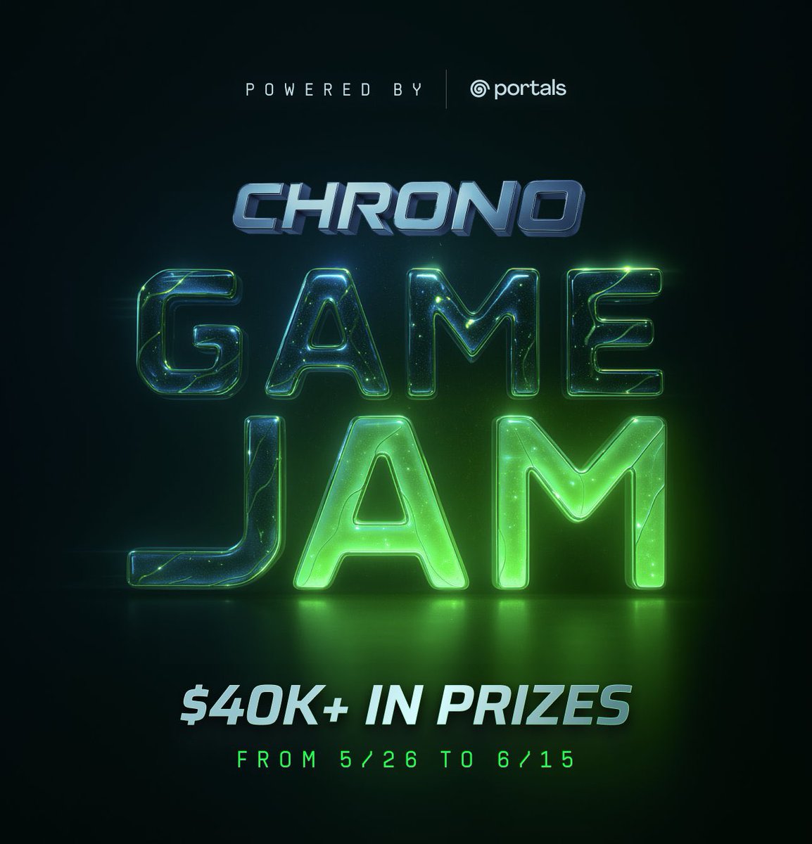 Day 2️⃣ of posting until $Chrono hits $100m MC!!

Did you know the Chrono DAO sponsored a “Game Jam” in <a href="/_portals_/">Portals</a> and gave away $40k in prizes?!?? 

What will the DAO do next? 

It’s only the beginning, and you are running out of time… 

CA: