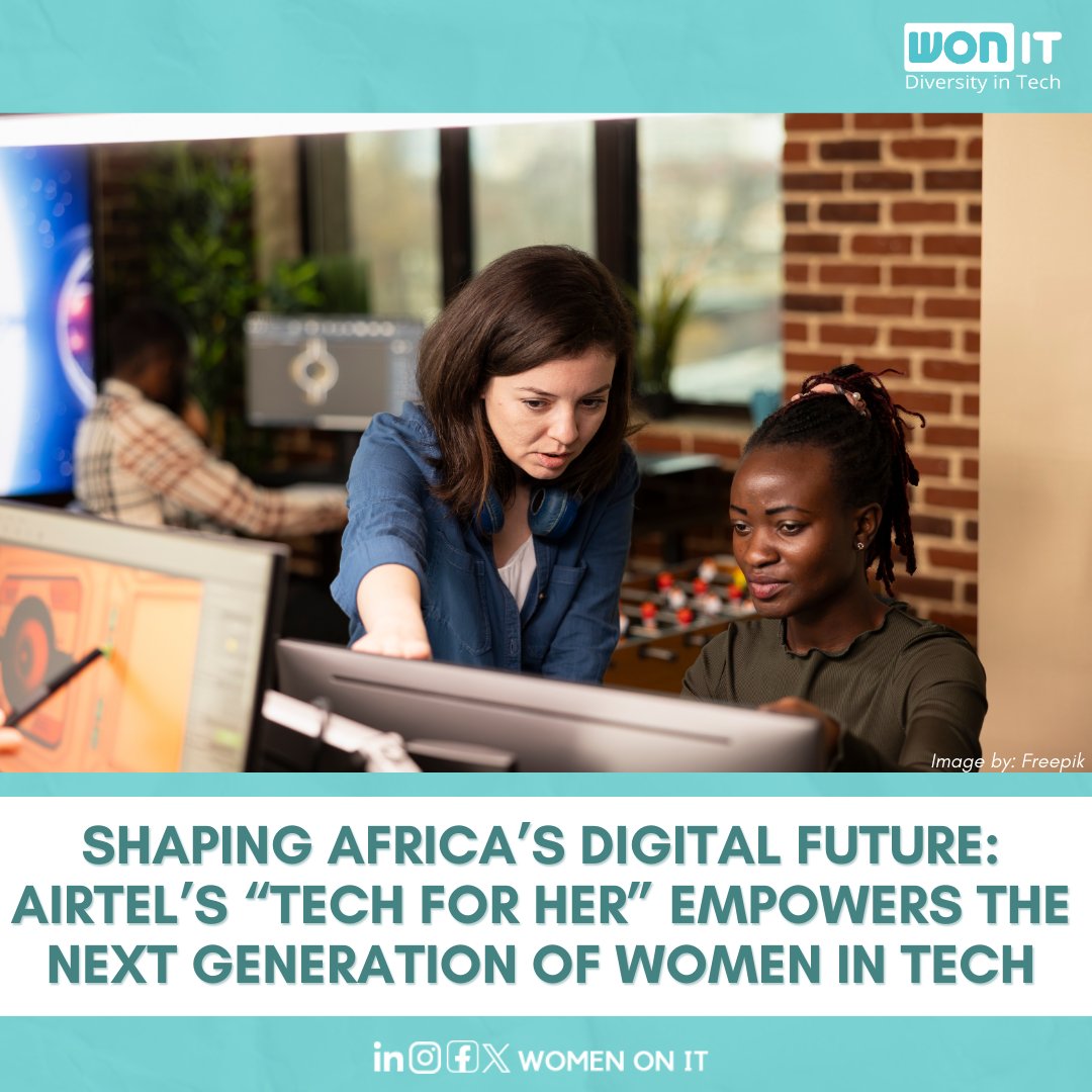 WomenOn_IT's tweet image. Airtel Africa Foundation launches #TechForHer in Kenya, Uganda & Zambia—5 weeks, 100+ hours of training in Linux, Cybersecurity & Data Analytics. More than skills, it’s opening doors for women in tech. 🌍💻
Read this article by Dennis Waweru on @techweez
#WomenOnIT #WomenInTech