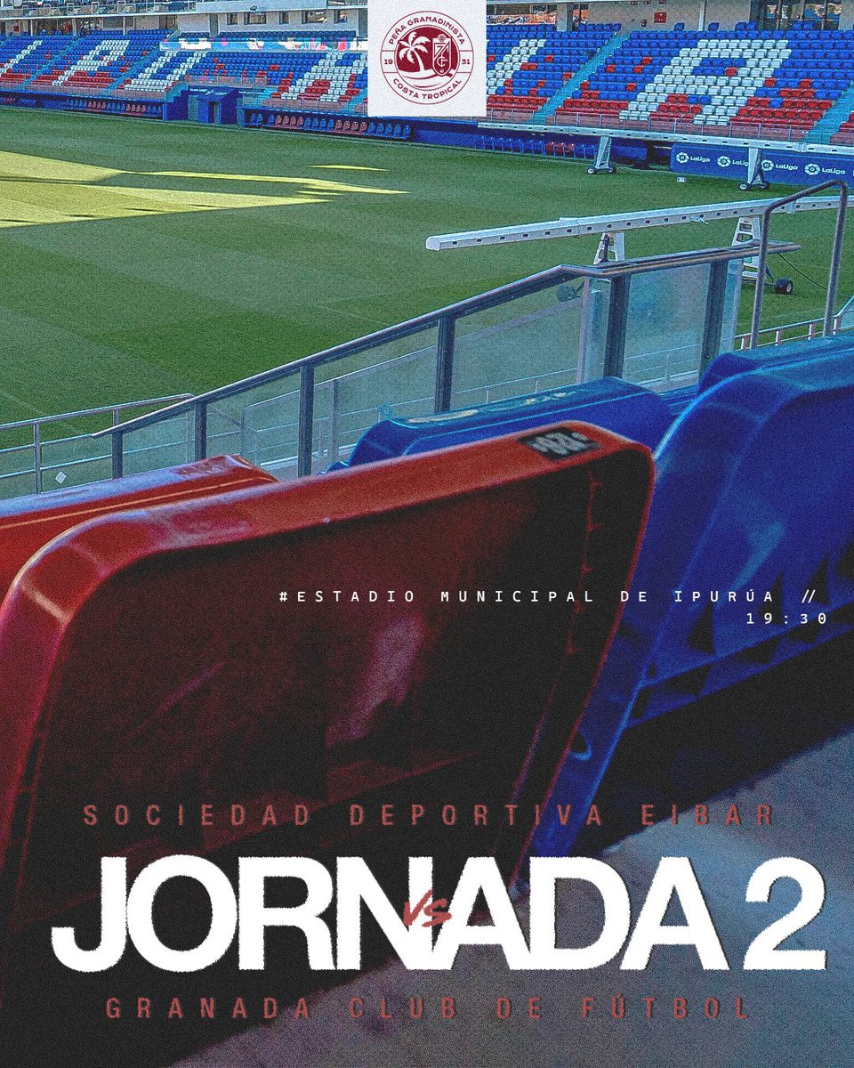 ¡Hoy es día de partido! <a href="/GranadaCF/">Granada CF ❤️⚪️</a>  se enfrenta a <a href="/SDEibar/">SD Eibar</a> en Ipurúa. 
❤️🤍❤️🤍