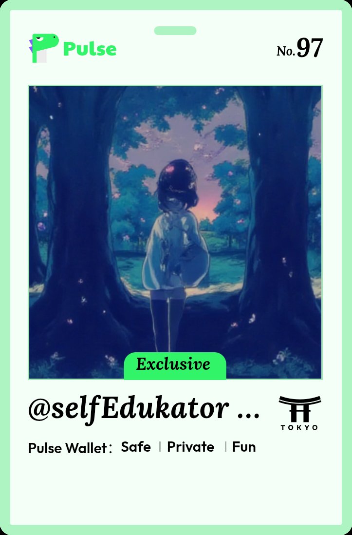 imHotRewards's tweet photo. #PulseTag This ain't just a PFP. It's my vibe on-chain. Mint your Pulse Tag 👉 {https://t.co/Ix4h5BDtNX} https://t.co/SIOs0tYxo2