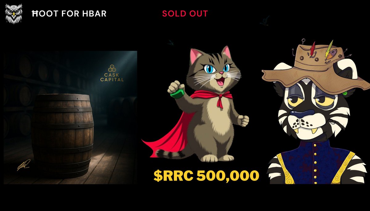 We want to give a huge shout out to everyone that helped us mint out yet another Issue of the Times 🙏

Congratulations to the winners that walked away with:

➡️ A custom signed NFT from <a href="/CaskCapital/">Cask Capital</a> 
➡️ $RRC 500,000 sponsored by <a href="/RodneyRRC/">Rodney The Rescue Cat</a> 
➡️ and a Wild Tiger NFT

Be sure not