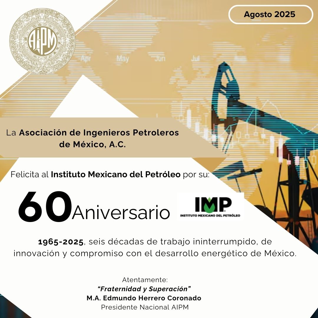 La AIPM felicita al <a href="/IMPetroleo/">IMP</a>  por su 60° Aniversario

#AIPMAC #IMP60Años