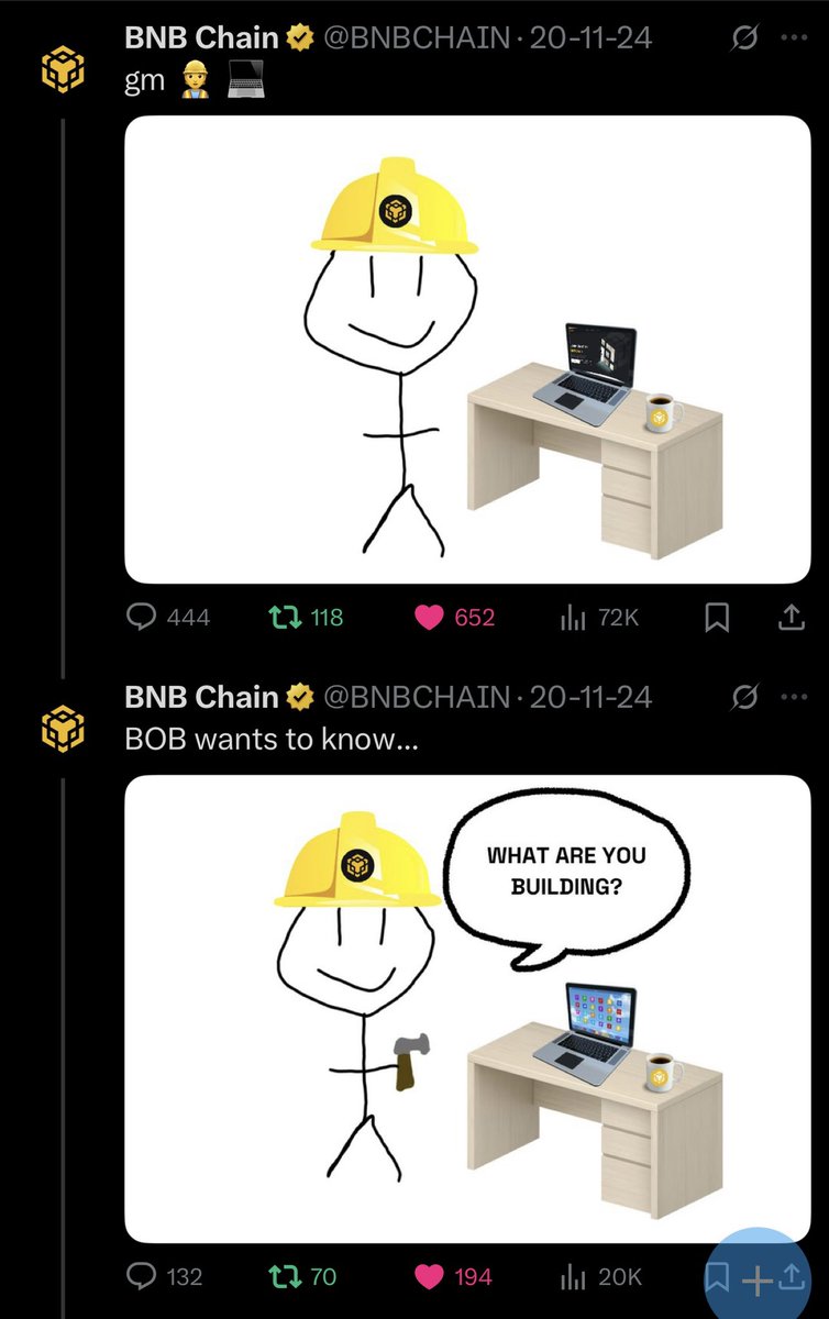 pedroppacheco12's tweet photo. @BOB_bnbbuilder @BNBCHAIN 😱🚀 BOB RALLY IS STARTING! 🚀
We’re seeing a major surge!! the bull run is back on! This move isn’t just technical… it’s smart money loading up. 👷🔥 #NEXTBILLION #RisingStar #BOB @BOB_bnbbuilder @BuildOnBnbCto @toniml1978 @Noufel1460908 https://t.co/pwXpC26eXp