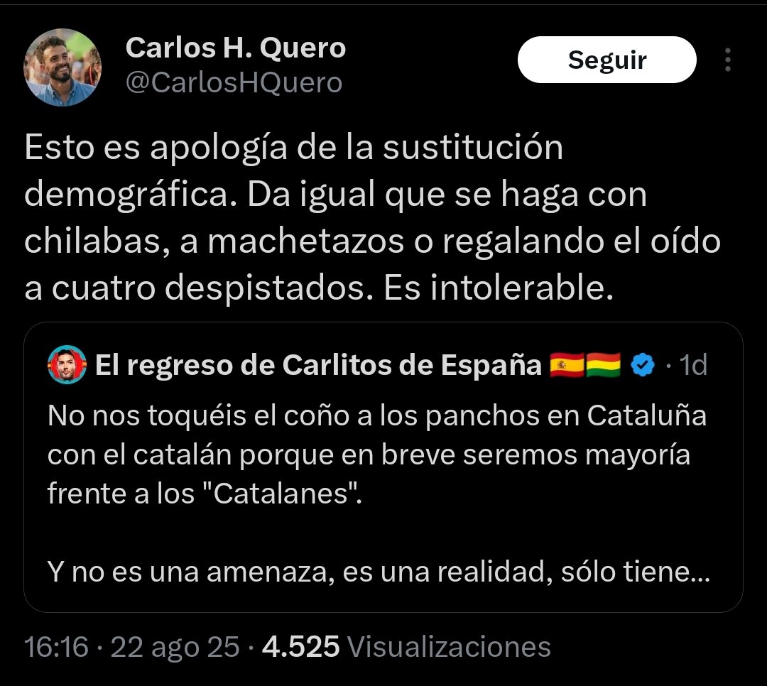 Para un tuit bueno que tiene y se lo hacen borrar.

<a href="/corazondepana/">Belmonte</a> estás a tiempo de bajarte 👍