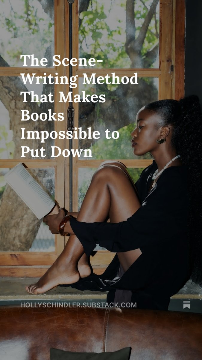 holly_schindler's tweet image. Yes, you can 100% expand on my FEELS Method for writing scenes to write solid BOOKS:
hollyschindler.substack.com/p/the-scene-wr…
#writingtips #writingcommunity #writingtipsandtricks #howtowriteabook