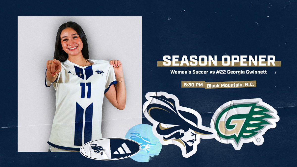 ⚽ SEASON OPENER ⚽

<a href="/CavsWsoccer/">Montreat Women’s Soccer</a> hosts a ranked foe today for its season and home opener! Tune in 👇 #CavClan #TheRightWaytoPlay

📊: tinyurl.com/262ue2yg
📺: tinyurl.com/226cf6hw
🎟️: tinyurl.com/25k7sek6
📄: tinyurl.com/2bfz4pyt