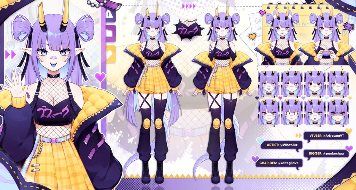 Ari!🐍💛 | Snektuber!!! 💜 tweet media