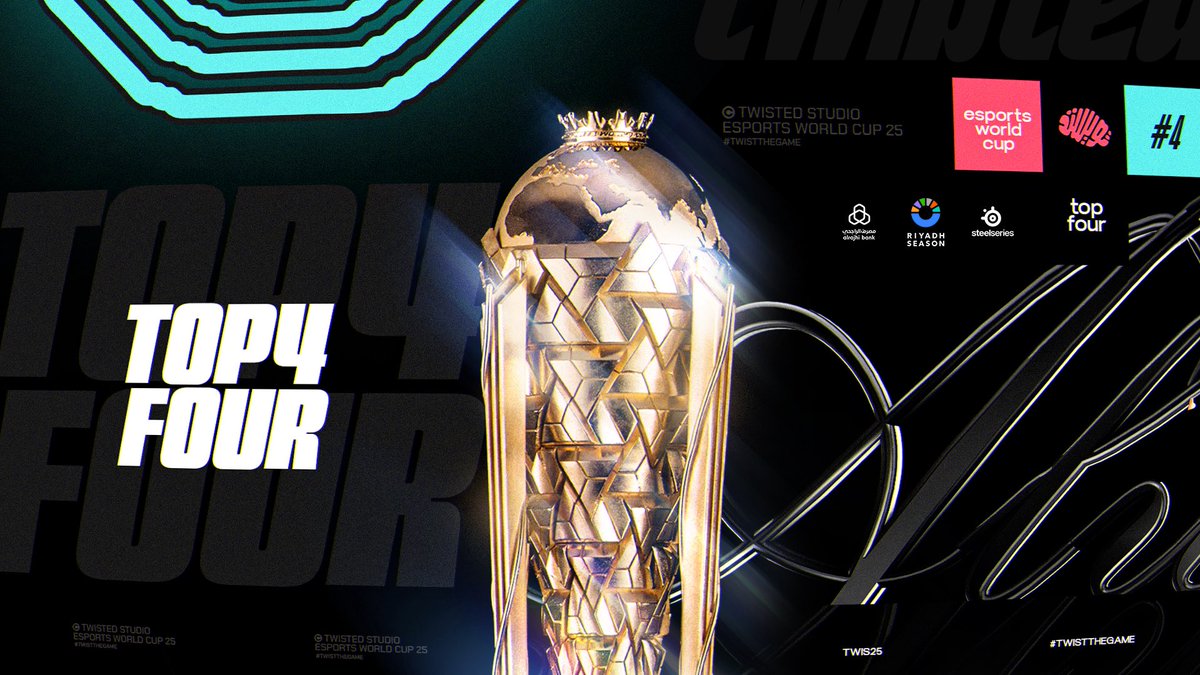 TwisMinds's tweet image. .We place 4th in the Club Championship

تويستد مايندز في المركز الرابع لكأس العالم 2025 🧠

طموحنا أعلى للسنة القادمة، شكرًا جمهورنا العظيم على تشجيعكم المستمر 🩷

#TwistTheGame #EWC2025