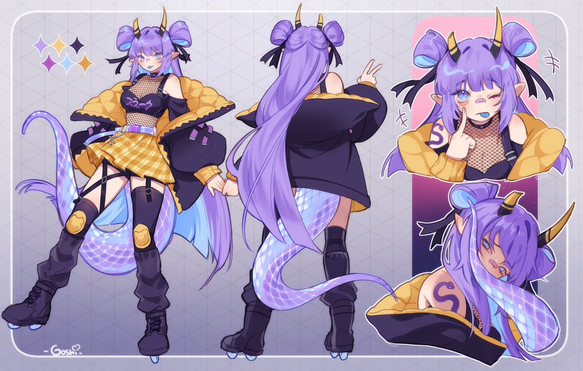 °₊*🐍Hiiiiiiiiiii !!💛 *₊°  

I'm Ari, your snake demon vtuber~  
⤷I love to play video games and hang with friends!!   

💜twitch.tv/ariyawna 
✨ariyawna.carrd.co 
💙Art Tags: #AriyawnArt

#Vtuber | #ENVtuber | #VTuberUprising