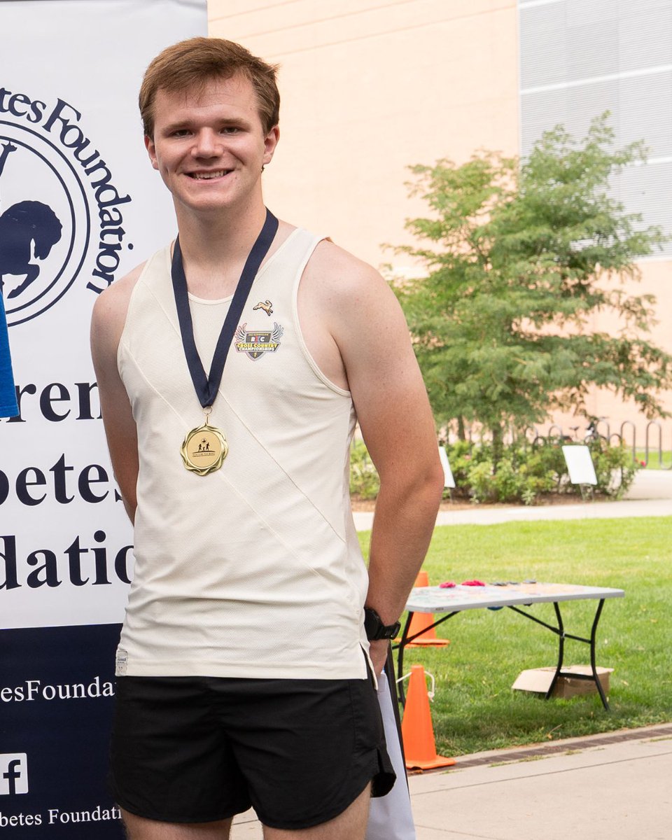 🏃‍♂️ Advocate Spotlight: Meet Grant! 🏃‍♂️
Grant was diagnosed with T1D just 1 year ago, but that hasn’t stopped him from running varsity for his high school team.

Grant’s grit earned him the Type One Award for ages 13–17 at our Run for the Ring event! 🏆

#T1DAdvocate  #FacesOfT1D