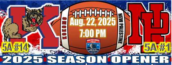 Opening day for season #103.

🏈5A #14 Kokomo Wildkats
🆚5A #1 New Palestine Dragons
⏰7 p.m.
🏟️Kokomo's Walter Cross Field
📻<a href="/Z925FM/">Z92.5!</a> with <a href="/deverhart00/">Drew Everhart</a> 
💻<a href="/FastPlaySports/">FastPlaySports</a> with <a href="/ChrisLowry_PBP/">Chris Lowry 🎙️</a> 

Let's go Kats! ❤️💙 #OnwardKokomo #LegacyMatters

<a href="/Kats_Principal/">Principal Blessing</a> <a href="/KHS_AD/">Kokomo Athletics</a>