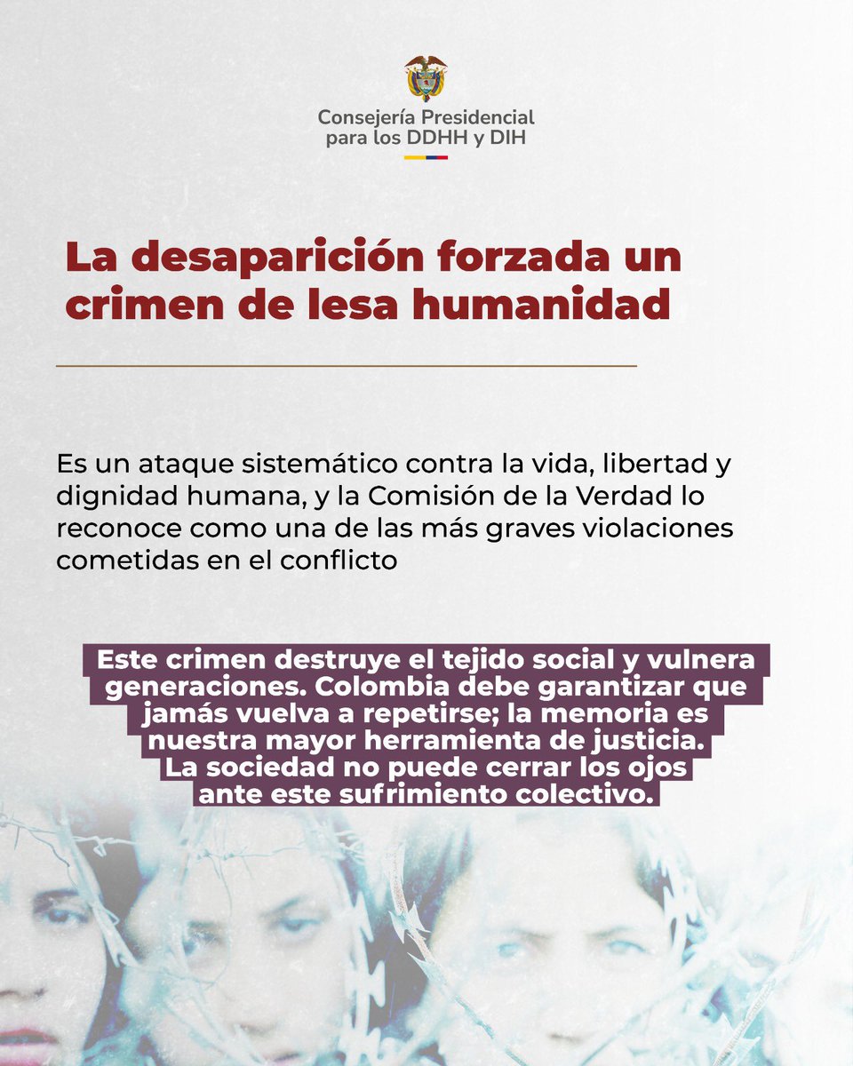 Consejería DDHH 🇨🇴 tweet media