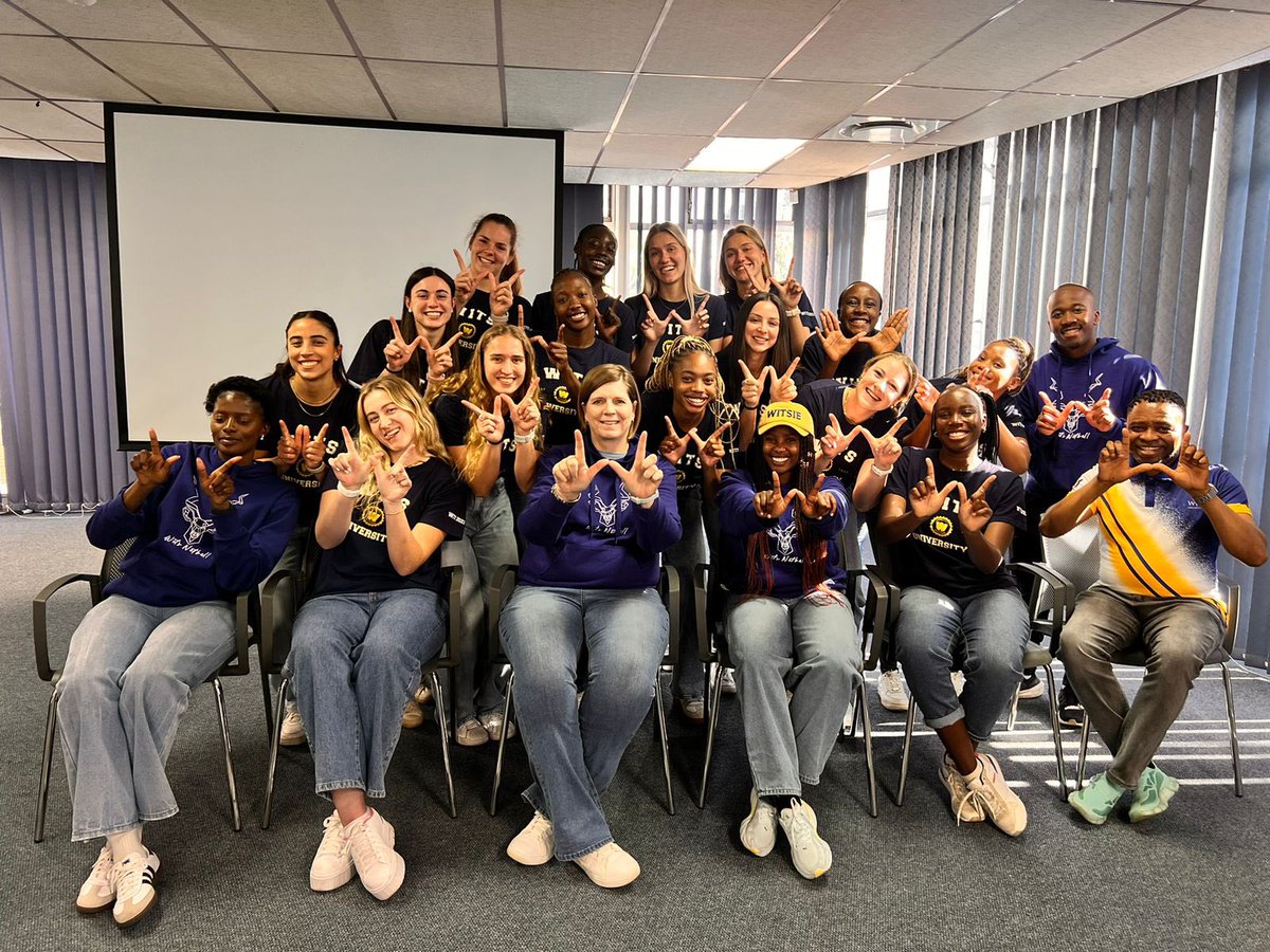WitsSport's tweet photo. Varsity Netball Send Off | All set and ready to represent! 💪🏐🔥
All the best to our ladies netball squad as the gear up for Varsity Netball 2025!
#iloveit
#witsnetball https://t.co/ufr9njNBd9