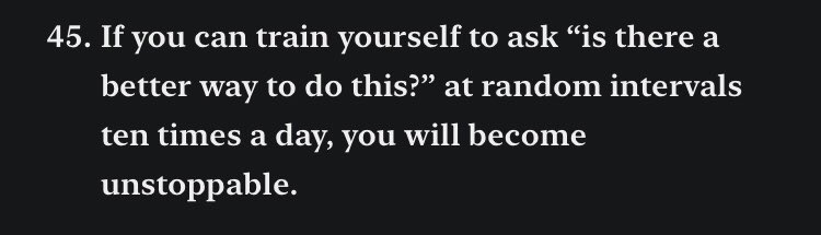 One of the best line I read today on @substack