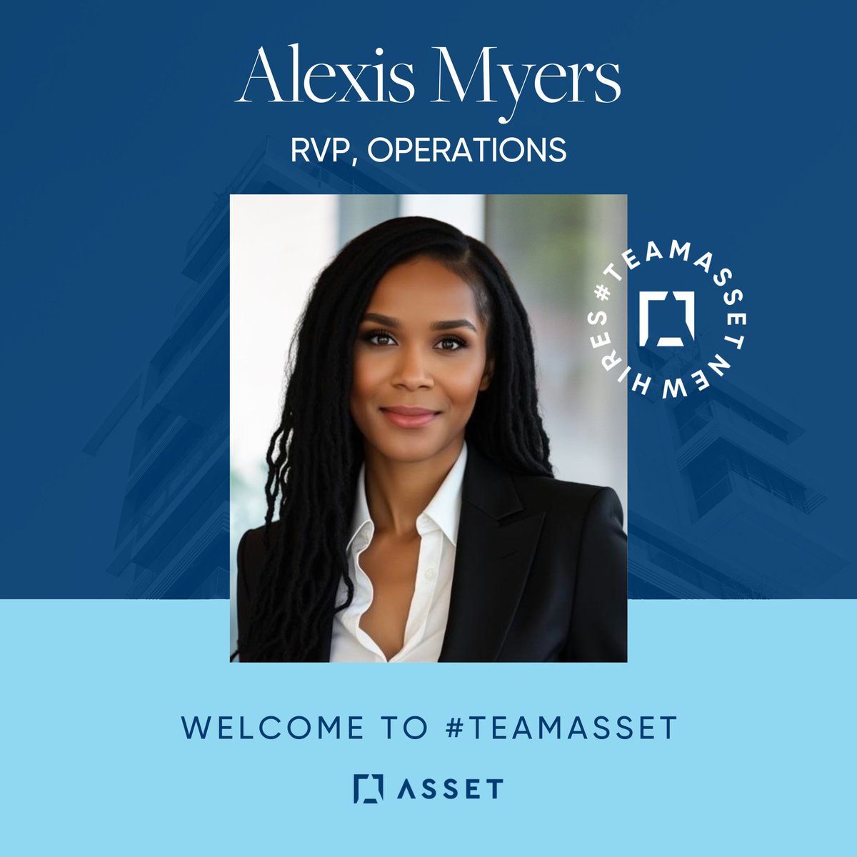 Let's welcome Alexis Myers, our new RVP, Operations, to #TeamAsset! With 15+ years in property management, she’s set to drive results while creating strong teams.
Read more about Alexis by clicking the link in our bio!

#propertymanagement #newopportunities
