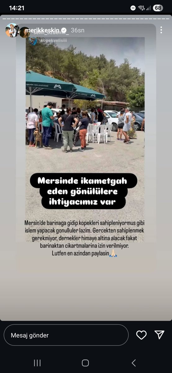 Başıboş Köpek Tehlikesi (@kopektehlikesi) on Twitter photo Köpek derneklerinin barınaktan köpek çıkarmak için yeni taktiği:
Sahiplenip sokağa salmak.
<a href="/mersin_bld/">Mersin Büyükşehir Belediyesi</a> <a href="/MersinValiligi/">Mersin Valiliği</a> Köpek derneklerinin barınaktan köpek çıkarmak için yeni taktiği:
Sahiplenip sokağa salmak.
<a href="/mersin_bld/">Mersin Büyükşehir Belediyesi</a> <a href="/MersinValiligi/">Mersin Valiliği</a>
