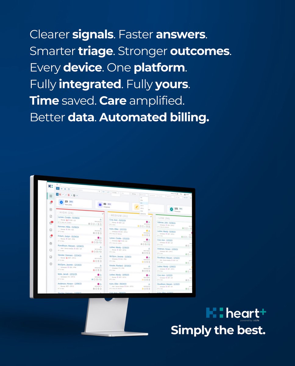 91lifeAI's tweet photo. ⚡ Clearer signals, ⏱️ faster answers, and 🧠 smarter triage — Heart+ is built to amplify care and deliver stronger outcomes.

💡 From automated billing to care amplification, Heart+ empowers HCPs with the tools they need to focus on what matters most—the patient.

#EPpeeps https://t.co/K0fjdO2eK2