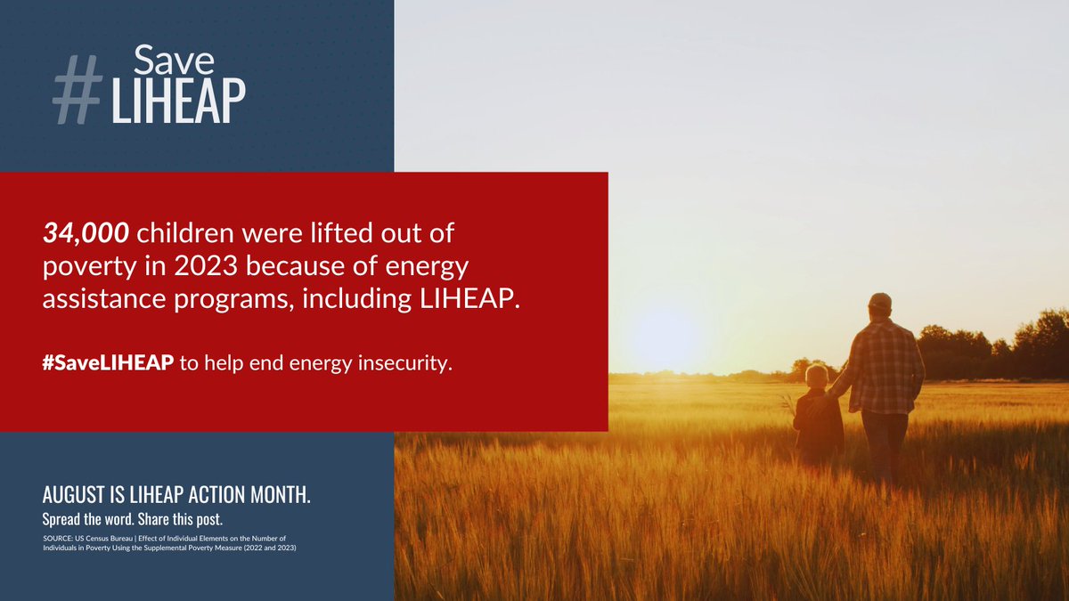 pa_oca's tweet image. 34,000 children were lifted out of poverty in 2023 because of energy assistance programs, including LIHEAP. #SaveLIHEAP to help end energy insecurity