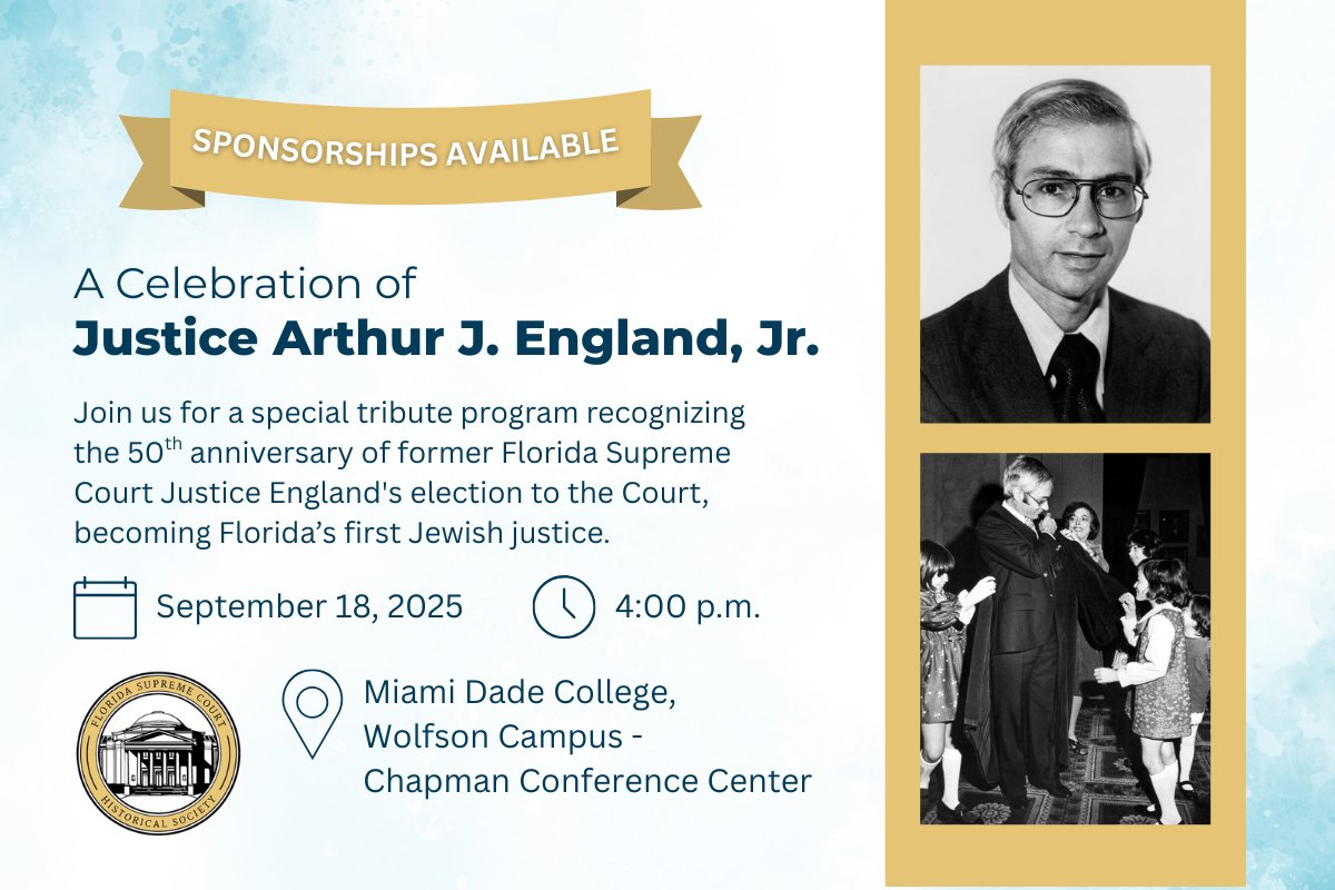 Florida Supreme Court Historical Society tweet media