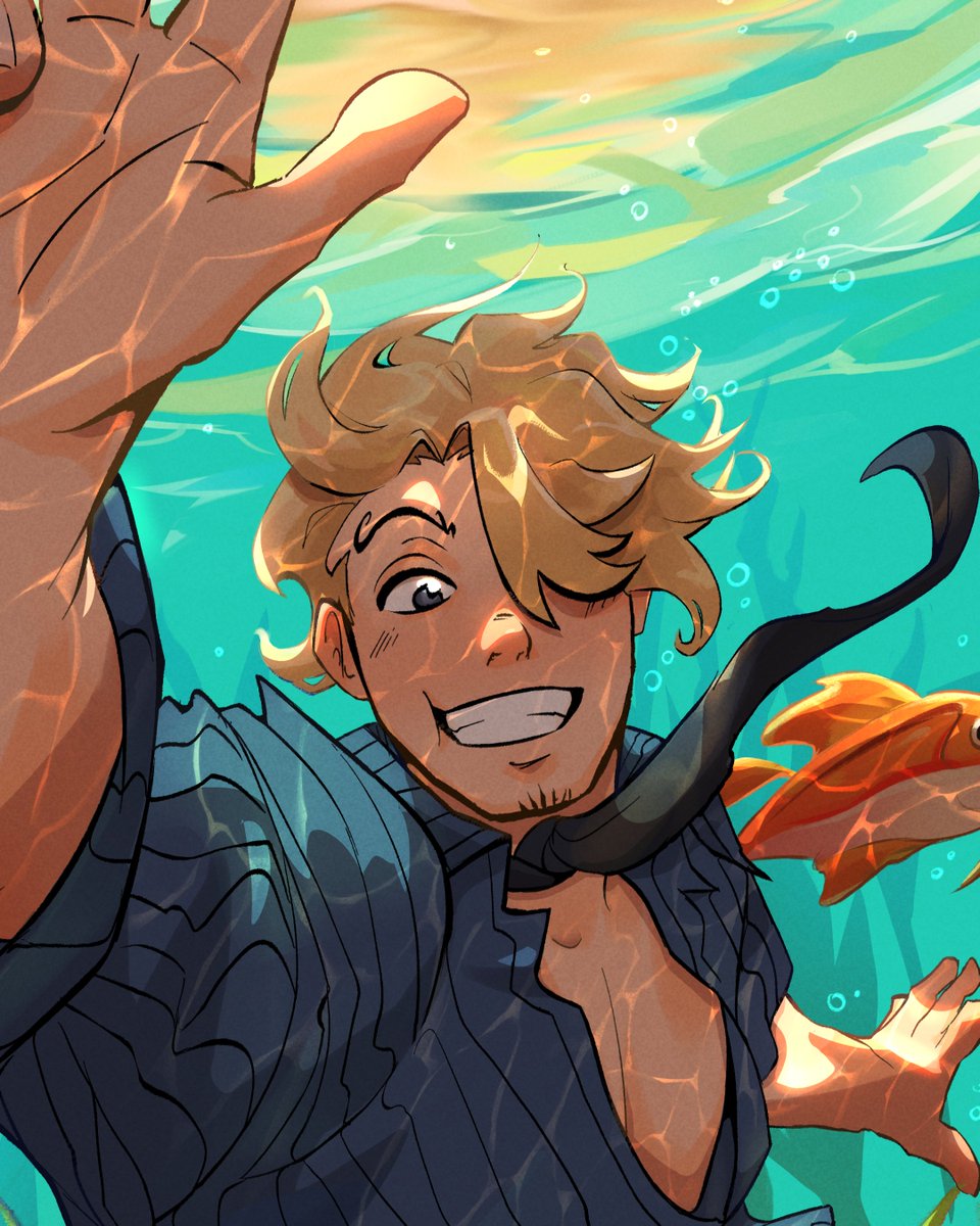 Have you ever heard of All Blue? #Sanji #ONEPIECE #fanart