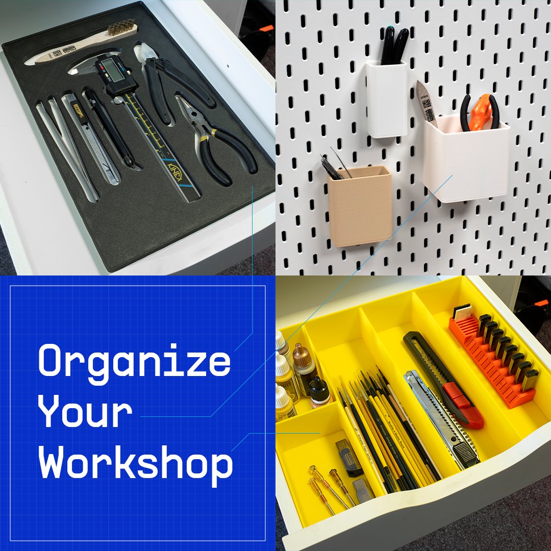 If your workshop feels more like a battlefield of wires, tools, and parts than a place to create, this article might be just what you need. You’ll find there practical methods to organize your space. From bento-style trays and custom shadowboards to tailored organizers for the
