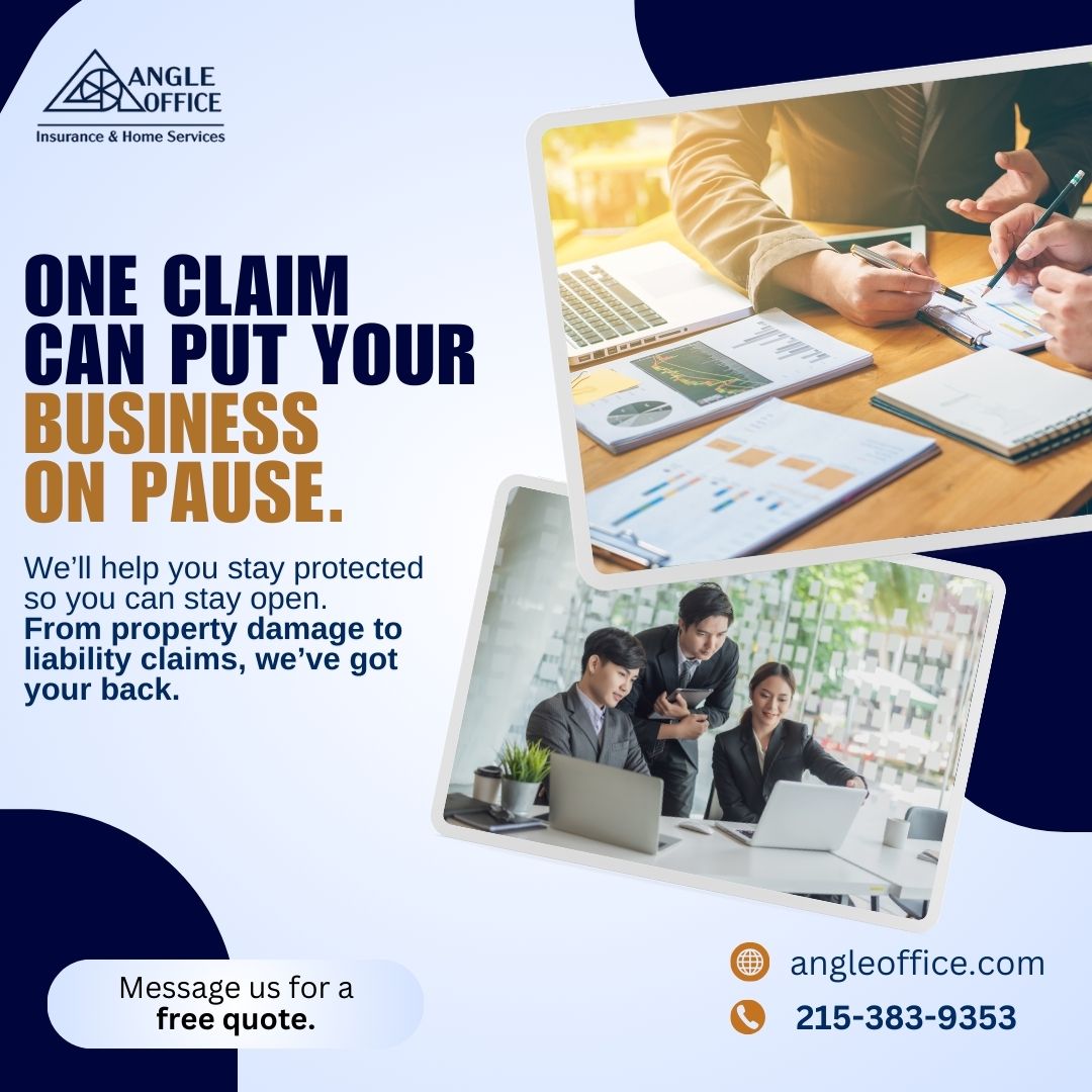 Angle_office's tweet image. Call us now: +1 215-383-9353
Visit our website: angleoffice.com

#angleoffice #insurance #smallbusinessinsurance #commercialproperty #localagency #businessprotection #independentagent #fridayvibes